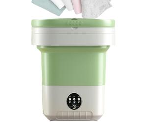 Machine à linge intelligente pliable | Més-Basâtre 2-en-1 du ménage - Machine à laver des sous-vêtements de dortoir pour les sous-vêtements, vêtements légers, vêtements pour tout-petits