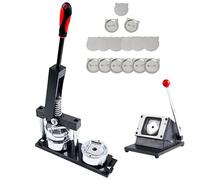 Machine a Magnet Frigo︱Machine Presse Badge Press Machine︱Machine à Fabriquer Des Badges Métalliques Professionnels︱58x58mm Kit Complet Création Badges︱ Pour Personnalisation De Badge à Épingle