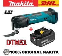 Machine à meuler sans fil Makita DTM51, machine à tailler les bords, machine à rainurer sans balais, pelle électrique, batterie Makita 18V Tools plus batteries