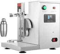 Machine à milk-shake - 120 W shaker de thé au lait commercial - Single-Head Milk-shake-Mixer - Mixeur réglable 0-180 s - Gobelet en acier inoxydable de 750 ml - idéal pour les magasins de thé au lait