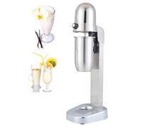 Machine à milkshake commerciale, mélangeur de boisson haute vitesse en acier inoxydable avec double contrôle de vitesse pour cafés, bars et salons de thé, tête unique