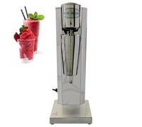 Machine à Milkshake Commerciale, Mixeur à Milkshake Électrique avec Interrupteur à Double Vitesse, Lame Papillon, Pieds en Caoutchouc, Blender en Acier Inoxydable pour Smoothies Lait et G Single Head