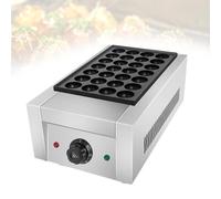 Machine à Mini Pancakes-Appareil à Takoyaki Professionnel,Machine à Poffertjes-Acier Inox Chauffage Rapide Nettoyage Facile pour Grande Cuisine Commerciale et Cafétéria(24)
