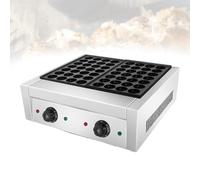 Machine à Mini Pancakes,Appareil à Takoyaki Professionnel-Machine à Poffertjes-Vitesse de Production Élevée Lavable pour Kiosque de Marché et Foire Traditionnelle en Ville(56)