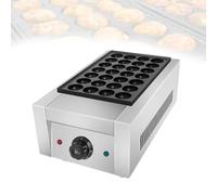 Machine à Mini Pancakes,Machine à Poffertjes-Appareil à Takoyaki Professionnel-Plaque Épaissie Température Réglable pour Pâtisserie Créative et Boutique de Desserts Variés(24)