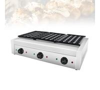 Machine à Mini Pancakes-Machine à Poffertjes,Appareil à Takoyaki Professionnel-Surface en Fonte Aluminium Finition Polie pour Buffet de Réception et Service de Traiteur Expert(84)