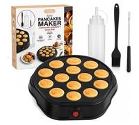 Machine à mini pancakes - RANJI - Modèle RANJI - 14 cavités - 800 W - Revêtement antiadhésif