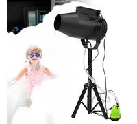 Machine À Mousse, 1000 W, Canon À Mousse De Fêtes Portable Distance De 6 À 10 M/Zone De 80 ㎡ Pour Fêtes, Jardin, Autour De La Piscine, Événements En Plein Air, Anniversaires(Black)