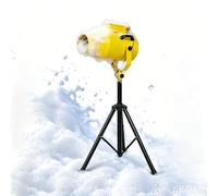 Machine à Mousse 1000 W for Grande ScèNe PortéE 6 à 10 M/Couverture 80 M² Avec TréPied RéGlable GéNéRateur Mousse for Piscines ExtéRieures, Anniversaires, Parcs Aquatiques(Yellow)