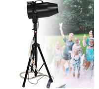 Machine à mousse de grande taille 1000 W, jet d'effet de scène à angle réglable, pour fêtes en plein air, baignade estivale pour enfants, distance de 6 à 10 m/surface de 80 m²