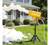 Machine à Mousse Party, Machine Neige Mousse 1000w Avec PortéE | 3-5 M, Angle RéGlable Et TréPied Stable Pour Jardin, Carnaval, ScèNe Et Location, Usage Pro Et Loisir Yellow