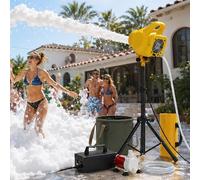 Machine À Mousse Portative, Machine De Fête En Sortie Non-stop Avec Contrôle D'angle Et Couverture 5 7 M Large, For Le Carnaval D'anniversaire Piscine Dans Jardin