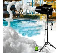 Machine à mousse pour enfants - Machine à mousse portable à tête secouante avec trépied réglable pour le jardin, la piscine et les célébrations en plein air