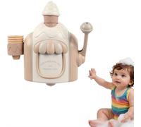 Machine à Mousse pour Le Bain, Fabricant demousse de crème glacée pour Jouet de Bain, Jouets deBaignoire Portatifs D'éducation Jouet Baignoire, nspire Le Plaisir des