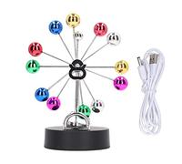 Machine à Mouvement perpétuel, Grande Roue, Jouet de Bureau, alimenté par Batterie USB, Oscillation Stable, Ornement décoratif de Table pour la Maison, Le Bureau, Le Bureau, Cadre
