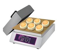Machine à muffins et crêpes électrique avec contrôle de température de 60 à 240 ℃, antiadhésive pour boulangerie et snack, design à double tête