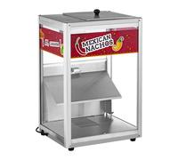 Royal Catering Vitrine chauffante RCNW-1 – Machine à nachos 160 W 65 °C Inox Verre trempé Pelle incl
