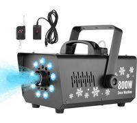 machine à neige 800W - Effet neige éclairage LED de scène - Effet neige pour fêtes et événements - Générateur de neige professionnel