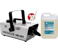 Machine a Neige Artificielle Effet Scene DMX DJ Telecommande 600W Set 5L Liquide