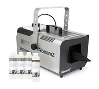 BeamZ SNOW1800 Machine à Neige avec Concentré pour 20 Litres de Liquide Neige - 1800 Watts, Indicateur de Réservoir (3,1L de Capacité), Télécommande, Idéal pour vos Soirées à Thème d'Hiver