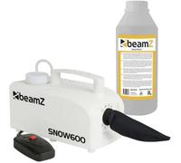 Machine à neige - BeamZ - Snow600 - 600 Watts - Télécommande 5m - 1 litre de liquide inclus