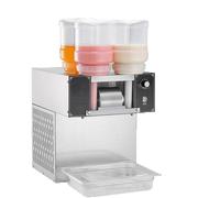 Machine à neige commerciale - Broyeur de glace en flocon de neige à vitesse réglable, 1200W avec quatre récipients de 2,5L pour la maison, les food trucks et les restaurants