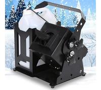 Machine À Neige Professionnelle 1500 W, Générateur De Flocons De Neige pour Scène avec Télécommande, Portée De Jet De 6 À 8 M, Effet Blizzard De Flocons De Neige pour Scène, DJ, Fêtes, Mariages