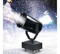 Machine À Neige Professionnelle 2000 W, Générateur De Flocons De Neige De Noël À 180° avec Télécommande, Portée De Pulvérisation De 3 À 5 M, pour Fêtes, Spectacles Et Anniversaires