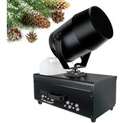 Machine à neige professionnelle 2000W, simulateur d'effet blizzard avec flocons de neige mobiles, pour scènes hivernales intérieures et extérieures & effets de fête