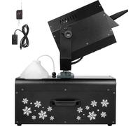 Machine à neige SucceBuy, 2000 W, réservoir de 5 l, générateur de neige Swing avec télécommande filaire et sans fil, grande puissance pour Noël, pour créer un monde de neige enchanteur