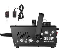 Machine à neige SucceBuy, 800 W, réservoir de 1 litre pour des effets de neige de rêve, transformez votre pièce en un pays des merveilles hivernales
