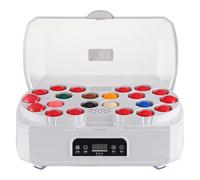 Machine à nettoyer les boules de billard, polisseuse électrique pour 22 boules, commande intelligente, désinfection par UV et séchage, cycles avant/arrière, lavage par disques à double moteur