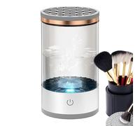 Machine À Nettoyer Les Pinceaux De Maquillage, Nettoyeur Électrique USB À Nettoyage Profond, Lave-Pinceaux Portable pour Maquillage, Pour Fard À Paupières Blush Salon Quotidien Maison Vanité Studio
