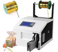 Machine à nouer automatique - Enrouleur électrique avec détection automatique pour câbles de données, sacs à pain, 5-30 mm de diamètre - Outil d'emballage efficace