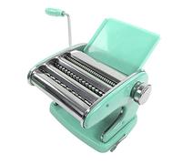 Machine à Nouilles Machine à Pâtes Manivelle Multifonction Pressage Machine à Nouilles pour Lasagne Fettuccine Dumpling Wrapper Acier Inoxydable 6 Vitesses Réglables Base (Ventouse Type 3 Lame)