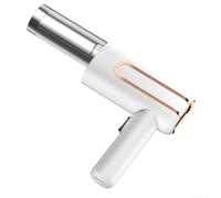 Machine à nouilles portable 2400 mAh pour batterie portable Blanc | 15 secondes pour une préparation rapide, rechargeable par USB, polyvalence 5 en 1, moteur puissant, outil de cuisine qui