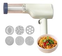 Machine à nouilles portable sans fil - Machine à nouilles automatique 6 en 1 - Outil de cuisine pour nouilles et pâtes