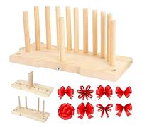 Machine à nœuds, Machine à Rubans en Bois avec tiges de Cheville, Outil de Fabrication d'arcs léger et Portable pour Les Amateurs Bricolage, Emballage Cadeaux, Presse nœuds, machin
