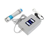 Machine à ondes de choc 2-en-1 pour massage en profondeur des tissus et réduction de la cellulite, poignée bleue