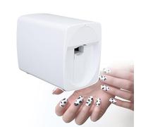 Machine à Ongles Intelligente Automatique, Impression En 30 Secondes TerminéE, Pour Usage Domestique Et Studios De Manucure, éDition D'Applications De Motifs/Textes/Photos,White