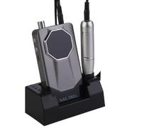 Machine à ongles professionnelle sans fil à faible bruit, perceuse à ongles électrique avec base et embouts pour manucure, pédicure, soins portables, forets à ongles