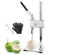 Machine à Ouvrir Les Noix De Coco, Ensemble D'outils En Acier Inoxydable Pour Ouvrir Les Noix De Coco, Avec Poignée Antidérapante, Hauteur Réglable, Kit D'ouverture De Noix De Coco Jeunes/tendres Pour