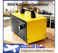 Machine à ozone 60g/H, générateur d'ozone, purificateur d'air, élimine le formaldéhyde, désodorise, pour la maison, la cuisine, le bureau, la voiture, nettoyeur d'ozone pour animaux domestiques ES-EU