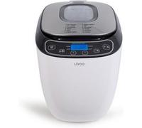 LIVOO Machine à pain DOP218 – 550W, 12 programmes, cuve amovible en aluminium – Blanc G