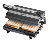Machine A Panini Avec Bac De Récupération, Appareil Panini Avec Poignée Cool-Touch, Paninimaker Avec Revêtement Antiadhésif[PE119]