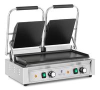 Machine À Panini Double Plancha Électrique Professionnelle Plat 3 600 W