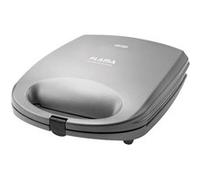 Machine à panini Flama Extra Grill Inox 4990FL, 1100W, plaques de gril taille XL avec revêtement antiadhésif, capacité 4 sandwiches Multicolore