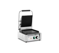 Machine à panini toaster électrique plancha électrique professionnelle rainurée + lisse 1 800 watts acier inoxydable 14_0004011
