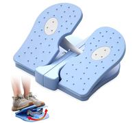 Machine à Pas à Pied, Entraîneur D'escalier Silencieux sous Bureau Pliable Antidérapant Nylon Pédale Montée et Descente Exercice Jambes Ne Peut être Utilisé Qu'en Position Assise (Bleu)