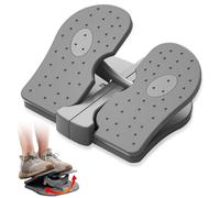 Machine à Pas à Pied, Entraîneur D'escalier Silencieux sous Bureau Pliable Antidérapant Nylon Pédale Montée et Descente Exercice Jambes Ne Peut être Utilisé Qu'en Position Assise (Gris)